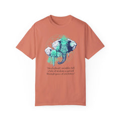 Elephants Graphic  Garment-Dyed T-shirt
