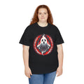 Fiery Fire Ghost - Graphic Unisex Heavy Cotton Tee