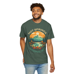 Hot Springs National Park Graphic, Comfort Colors Soft Relaxed Fit Unisex Garment-Dyed T-shirt