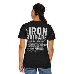 Iron Brigade Civil War Battles Unisex Garment-Dyed T-Shirt - Vintage Military Graphic Tee