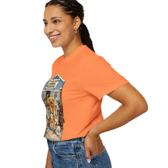 Front Graphic "Who Let the Dogs Out?" Baldwin Harbor Animal Hospital Cute Vet Clinic T Shirt