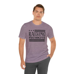Raising Patriots Tee – Americana Stars & Stripes Family Pride T-Shirt