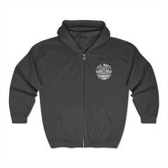 US Navy Submarine Veteran, Unisex Premium Full Zip Hoodie,Submarine Insignia, Skull Crossed Cutlasses on Back, Dolphins, Bubblehead