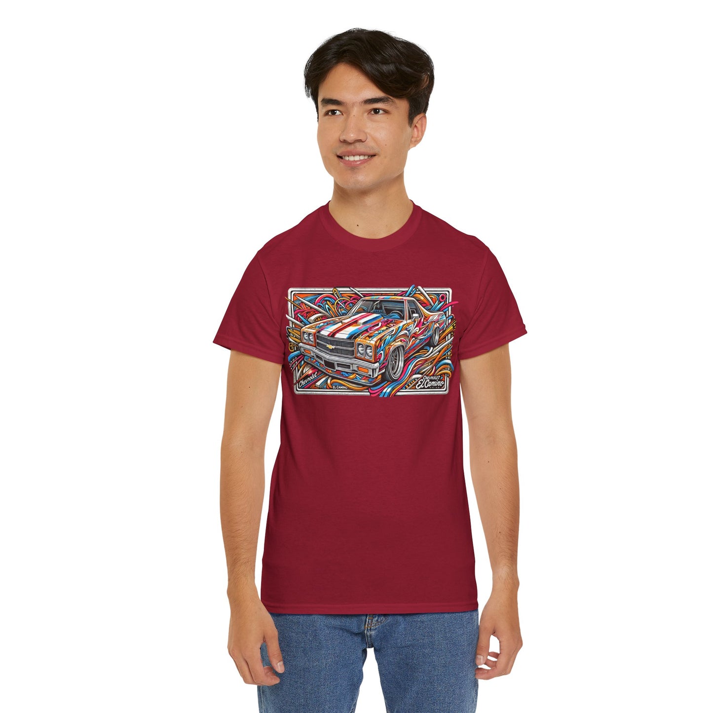 Graffiti Mania Chevrolet El Camino Graphic - Unisex Heavy Cotton Tee