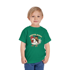 Toddler Chicken Jockey Tee - Fun Minecraft Animal T-Shirt for Kids