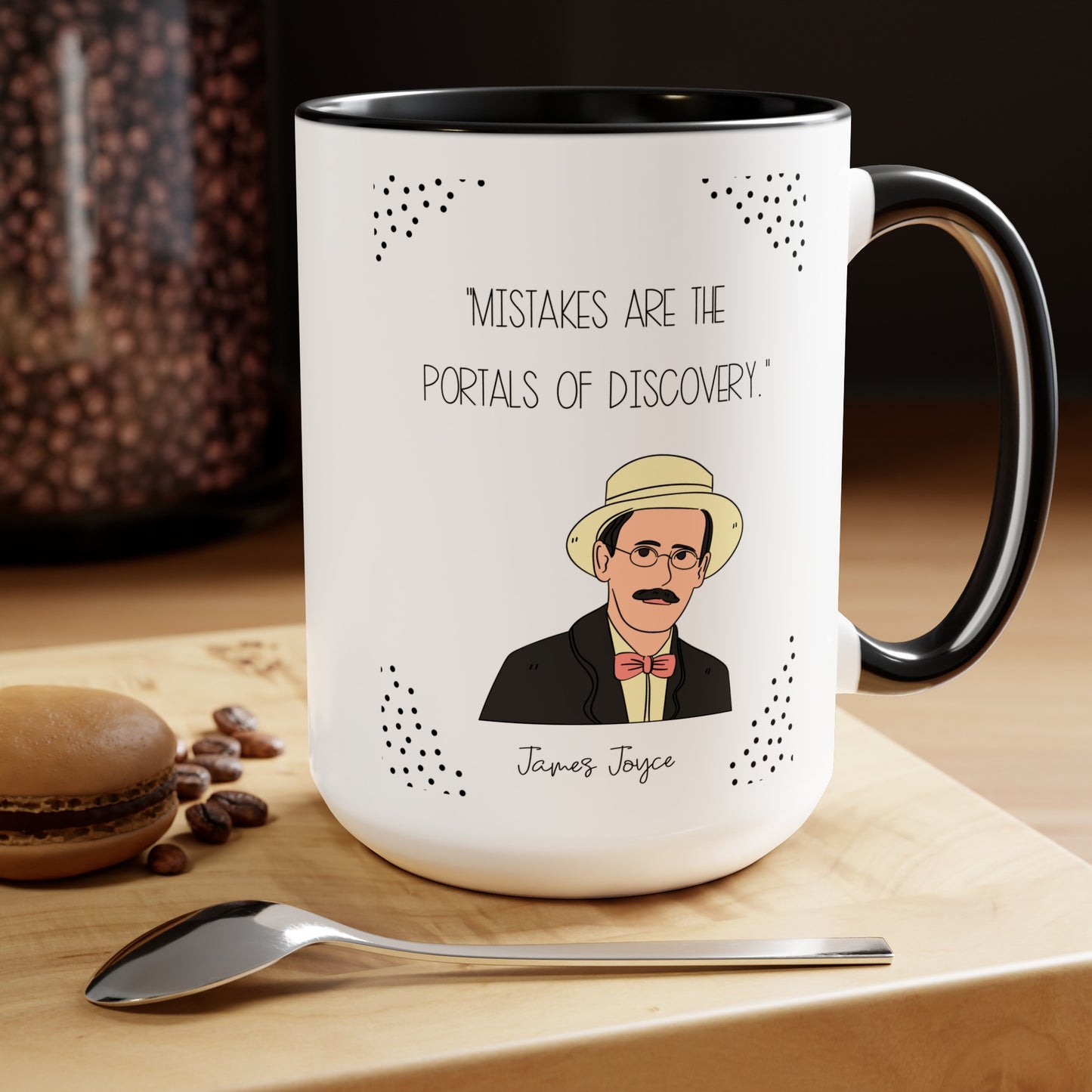 James Joyce Quote Mug,Famous Author Mug,inspirational mug,gift for him,gift for her,history buff gift,teacher gift idea,famous quote mug