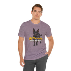 My Therapist Has A Wet Nose Personalized with your dog(s) image T-Shirt