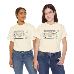 Nuclear Submarine Propulsion Explained Tee, Science Shirt, Geeky Gift, Educational Apparel, STEM Fashion, Nerdy T-Shirt