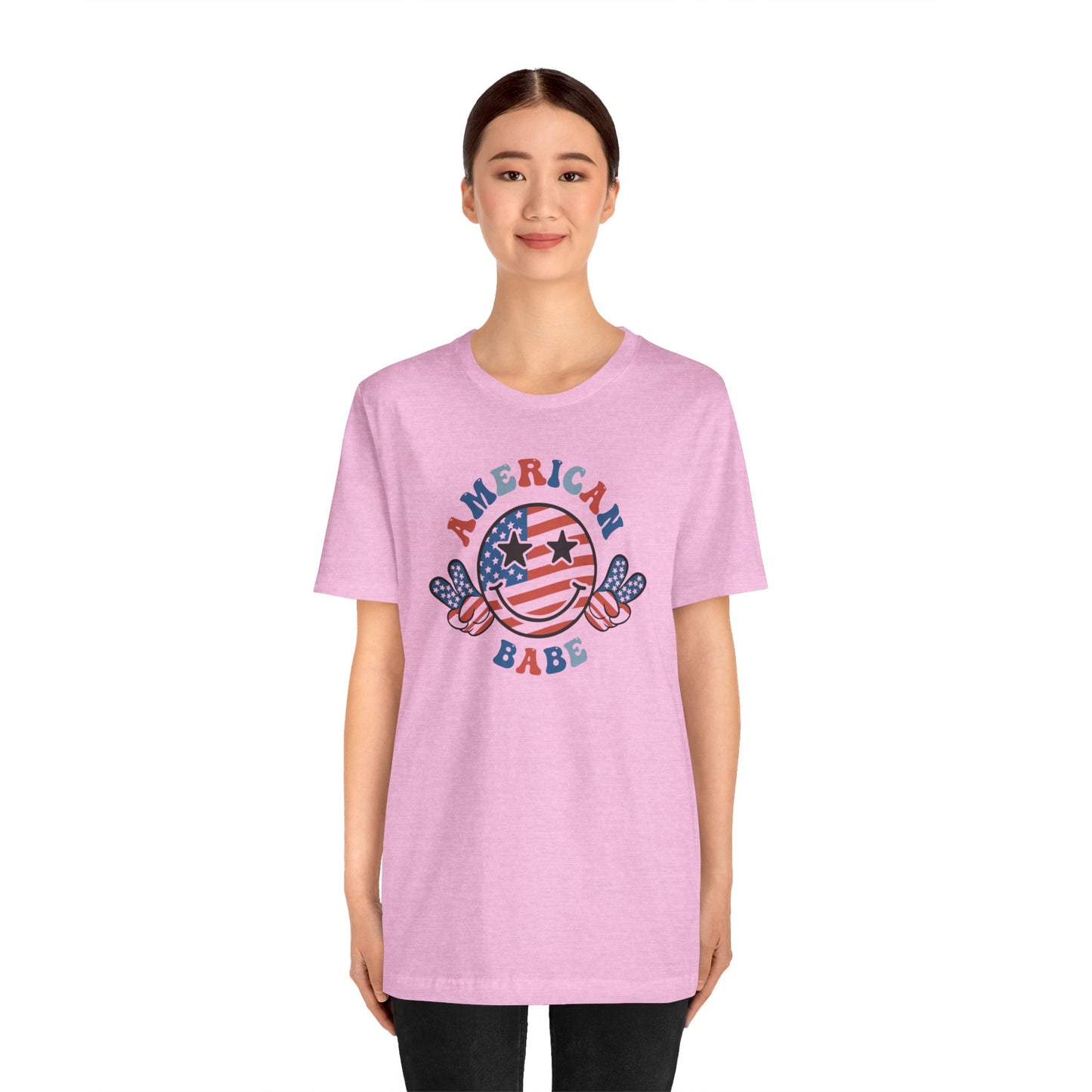 American Babe Graphic, Unisex Jersey Short Sleeve Tee