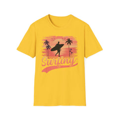 Surfing Unisex Softstyle Graphic T-Shirt