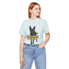 My Therapist Has A Wet Nose Personalized with your dog(s) image T-Shirt