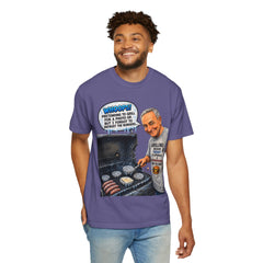Grill Master Grandpa Funny BBQ T-Shirt — "Whoops! Pretending to Grill for a Photo" Graphic Tee