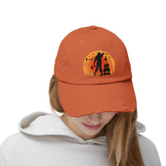 Haunted House Zombie Unisex Distressed Cap