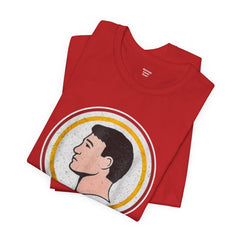 Graphic Tee - Funny Caucasians Satire Head Shot Unisex Jersey Short Sleeve Tee