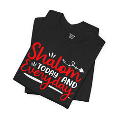 Shalom Quote Unisex Tee - Passover Jewish Holiday T Shirt