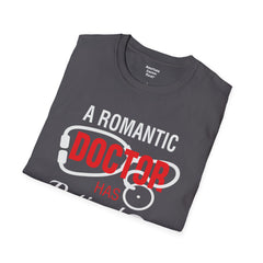 Romance Doctor - Unisex Softstyle T-Shirt | Nurse Awareness, Medical Wear, Gift For Her, Scrubs Lover, Hospital Staff Gift, Registered Nurse