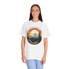 Mount Rainier National Park Graphic, Comfort Colors Soft Relaxed Fit Unisex Garment-Dyed T-shirt