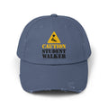 Amputee humor cap, Caution Student Walker graphic, distressed hat, amputee awareness gift, funny amputee gift, recovery encouragement gift