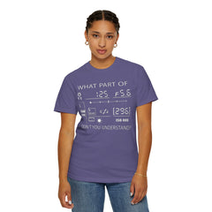CAMERA DISPLAY, Graphic Unisex Garment-Dyed T-shirt