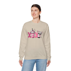 Woman's Love Coffee Valentine -  Unisex Heavy Blend™ Crewneck Sweatshirt