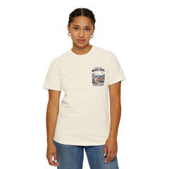 Where the Road Ends Long Island Unisex Garment-Dyed T-shirt