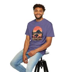 Yellowstone National Park Graphic, Comfort Colors Soft Relaxed Fit Unisex Garment-Dyed T-shirt