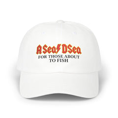 Fishing Dad Cap, A Sea D Sea Hat, Outdoor Gear, Gift for Fisherman, Adjustable Cap for Dad, Casual Style Hat