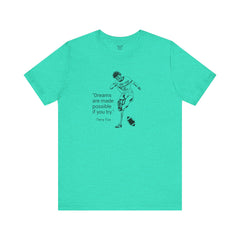 Terry Fox Inspirational Amputee Quote - Unisex Short Sleeve Tee,Amputee Awareness,Gift For Him,Gift For Her,Leg Amputee,Limb Loss Awareness