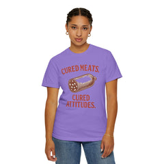 Cured Meats Graphic Tee - Funny Foodie Wear, Gift for Meat Lovers
