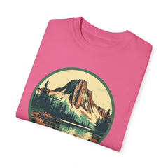 Glacier National Park Graphic, Comfort Colors Soft Relaxed Fit Unisex Garment-Dyed T-shirt
