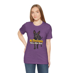 My Therapist Has A Wet Nose Personalized with your dog(s) image T-Shirt